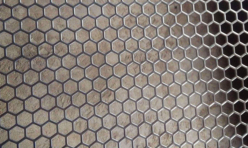 六角孔鋁板沖孔板產品展示