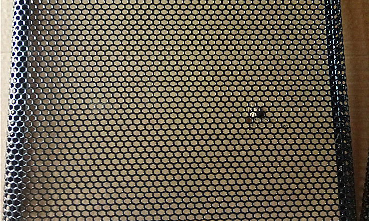 六角孔鐵板沖孔網產品展示